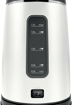 Чайник электрический Bosch TWK5P471 1.7л. 2400Вт серый/черный корпус: металл/пластик от магазина РЭССИ