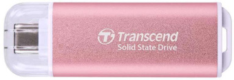 Накопитель SSD Transcend USB-C 512GB TS512GESD310P розовый USB-A от магазина РЭССИ
