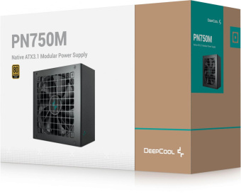 Блок питания Deepcool ATX 750W PN750M V2 Gen.5 80+ gold (20+4pin) APFC 120mm fan 8xSATA RTL от магазина РЭССИ