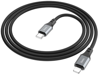 Кабель Hoco X86 iP Spear PD X86 IP USB-C-Lightning (m) 1м черный коробка от магазина РЭССИ