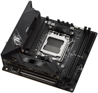 Материнская плата Asus ROG STRIX B650E-I GAMING WIFI SocketAM5 AMD B650 2xDDR5 mini-ITX AC`97 8ch(7.1) 2.5Gg RAID+HDMI от магазина РЭССИ