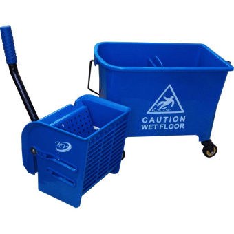 Ведро пластиковое с отжимом NV 20 л синее NV-10250-B от магазина РЭССИ