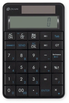 Числовой блок Оклик K604W черный USB беспроводная slim для ноутбука (1979325) от магазина РЭССИ