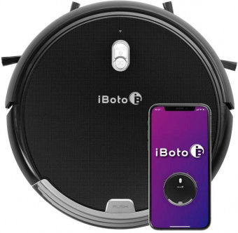 Пылесос-робот iBoto Smart X615GW Aqua 22Вт черный/серый от магазина РЭССИ