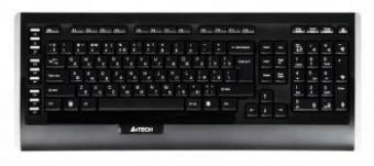 Клавиатура + мышь A4Tech 9300F клав:черный мышь:черный USB беспроводная Multimedia от магазина РЭССИ