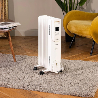 Радиатор масляный Timberk Home Intellect T-OR1507-F10E-WF 1500Вт белый от магазина РЭССИ