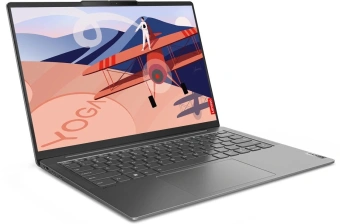 Ноутбук Lenovo Yoga Slim 6 14IRH8 Core i7 13700H 16Gb SSD512Gb Intel Iris Xe graphics 14" OLED WUXGA (1920x1200) Windows 11 Home grey WiFi BT Cam (83E00022RK) от магазина РЭССИ
