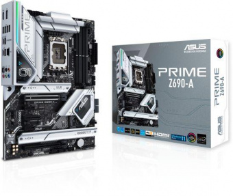 Материнская плата Asus PRIME Z690-A Soc-1700 Intel Z690 4xDDR5 ATX AC`97 8ch(7.1) 2.5Gg RAID+HDMI+DP от магазина РЭССИ
