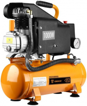 Компрессор поршневой Deko DKAC09 масляный 260л/мин 9л 1000Вт желтый/черный от магазина РЭССИ