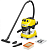 Строительный пылесос Karcher WD 4 P S V-20/5/22 1000Вт (уборка: сухая/сбор воды/выдув) желтый от магазина РЭССИ
