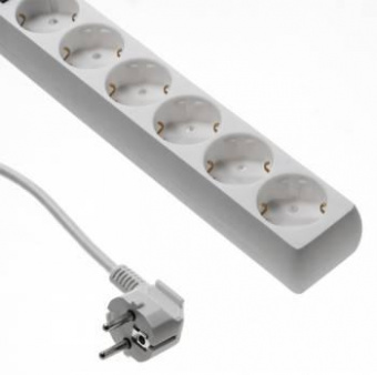 Сетевой фильтр Buro 600SH-16-3-W 3м (6 розеток) белый (коробка) от магазина РЭССИ