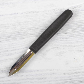 Нож кухонный Victorinox Swiss Classic (5.0103) стальной для овощей прямая заточка черный от магазина РЭССИ