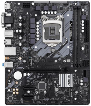 Материнская плата Asrock B560M-HDV/M.2 Soc-1200 Intel B560 2xDDR4 mATX AC`97 8ch(7.1) GbLAN+VGA+DVI+HDMI от магазина РЭССИ