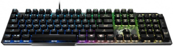 Клавиатура MSI GK50 ELITE RU механическая черный USB Multimedia for gamer LED от магазина РЭССИ