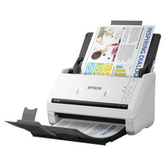 Сканер протяжный Epson WorkForce DS-530II (B11B261401/502) A4 белый/черный от магазина РЭССИ