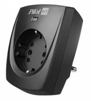 Сетевой фильтр Pilot Bit (1 розетка) черный (коробка) от магазина РЭССИ