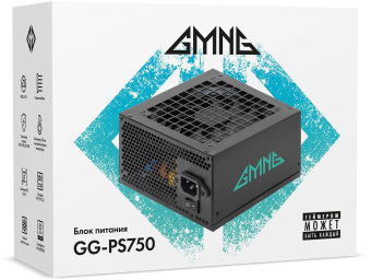 Блок питания GMNG ATX 750W GG-PS750 80+ bronze (20+4pin) APFC 120mm fan 6xSATA RTL от магазина РЭССИ