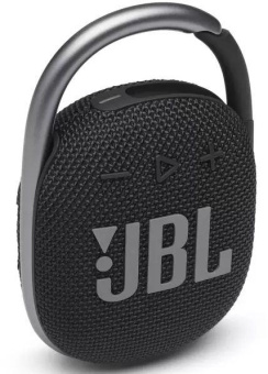 Колонка порт. JBL Clip 4 черный 5W 1.0 BT 15м 500mAh (JBLCLIP4BLK) от магазина РЭССИ