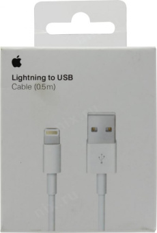 Кабель Apple ME291ZM/A USB (m)-Lightning (m) 0.5м белый от магазина РЭССИ