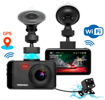 Видеорегистратор TrendVision Winner PRO черный 2Mpix 1080x1920 150гр. GPS MSTAR 8336 от магазина РЭССИ