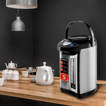 Термопот SunWind SUN-TP-3 5л. 800Вт черный/серебристый от магазина РЭССИ