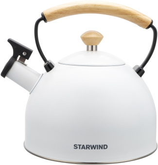 Чайник металлический Starwind Chef Country 2.5л. белый (SW-CH1712) от магазина РЭССИ