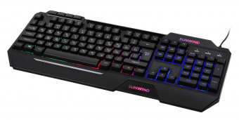 Клавиатура SunWind SW-K515G черный USB Multimedia for gamer LED от магазина РЭССИ