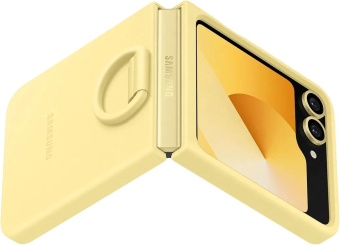 Чехол (клип-кейс) Samsung для Samsung Galaxy Z Flip6 Silicone Case Silicone Case Flip 6 (F741) желтый (EF-PF741TYEGRU) от магазина РЭССИ