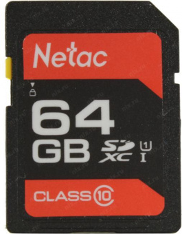Флеш карта SDXC Netac 64GB NT02P600STN-064G-R P600 w/o adapter от магазина РЭССИ