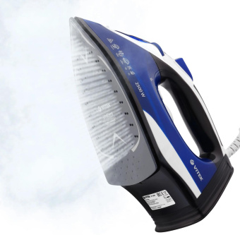 Утюг Vitek VT-8337 2500Вт синий/белый/серый от магазина РЭССИ