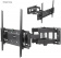 Картинка Кронштейн для телевизора Kromax PIXIS-XL-2 черный 40"-90" макс.50кг настенный поворот и наклон от магазина РЭССИ Кронштейн для телевизора Kromax PIXIS-XL-2 черный 40"-90" макс.50кг настенный поворот и наклон от магазина РЭССИ