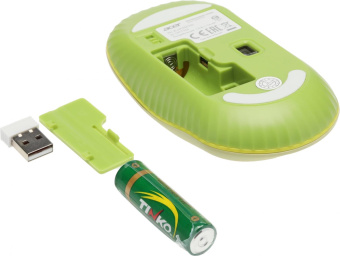 Мышь Acer OMR205 зеленый/желтый оптическая 1200dpi беспров. USB для ноутбука 3but (ZL.MCEEE.02J) от магазина РЭССИ