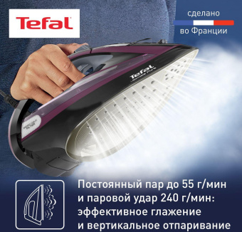 Утюг Tefal FV9835E0 3000Вт черный/фиолетовый от магазина РЭССИ