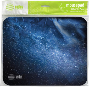 Коврик для мыши Cactus Milky Way 300x250x2мм (CS-MPC-P02M) от магазина РЭССИ
