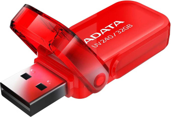 Флеш Диск A-Data 32Gb UV240 AUV240-32G-RRD USB2.0 красный от магазина РЭССИ
