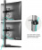 Кронштейн для мониторов Onkron D208FS черный 13"-32" макс.16кг настольный поворот и наклон от магазина РЭССИ