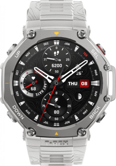 Смарт-часы Amazfit T-Rex 3 A2323 48.5мм 1.5" AMOLED корп.серый рем.серый разм.брасл.:145-210мм (1746881) от магазина РЭССИ