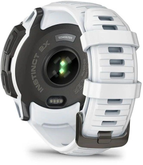 Смарт-часы Garmin Instinct 2X Solar 50мм 1" MIP корп.белый/черный рем.белый (010-02805-04) от магазина РЭССИ