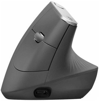 Мышь Logitech MX Vertical черный/черный оптическая (4000dpi) беспроводная BT/Radio USB (6but) от магазина РЭССИ