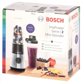 Блендер стационарный Bosch VitaPower Serie 2 MMB2111S 450Вт хром от магазина РЭССИ
