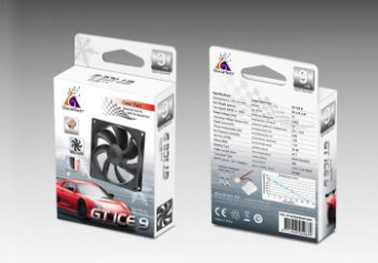 Вентилятор Glacialtech GT ICE 9 90x90mm 3-pin 4-pin (Molex)23dB 87gr Ret от магазина РЭССИ