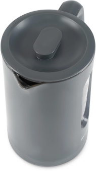 Чайник электрический Hyundai HYK-G4508 1.5л. 1700Вт серый/прозрачный корпус: стекло от магазина РЭССИ