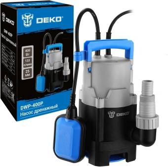 Насос центробежный Deko DWP-400P 400Вт 8000л/час (076-0542) от магазина РЭССИ