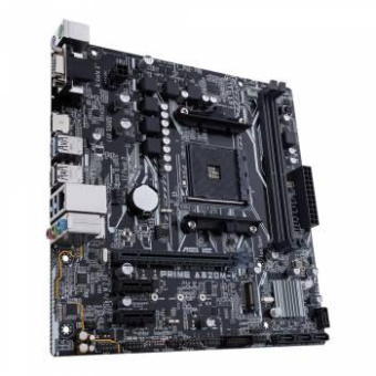 Материнская плата Asus PRIME A320M-K Soc-AM4 AMD A320 2xDDR4 mATX AC`97 8ch(7.1) GbLAN RAID+VGA+HDMI от магазина РЭССИ