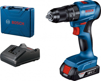 Дрель-шуруповерт Bosch GSB 185-LI аккум. патрон:быстрозажимной (кейс в комплекте) (06019K3103) от магазина РЭССИ