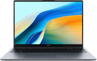 Ноутбук Huawei MateBook D 16 MCLF-X Core i5 12450H 16Gb SSD512Gb Intel UHD Graphics 16" IPS (1920x1200) noOS grey space WiFi BT Cam (53013YDK) от магазина РЭССИ