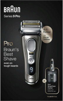 Бритва сетчатая Braun Series 9 pro 9465cc реж.эл.:5 питан.:аккум. черный от магазина РЭССИ