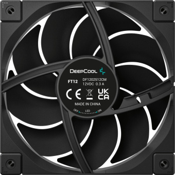 Вентилятор для корпуса Deepcool FT12 120х120x25 черный 4-pin 32дБ (R-FT12-BKWPN1-G) Ret от магазина РЭССИ
