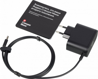 Умная колонка Yandex Станция Мини без часов Алиса черный 10W 1.0 BT 10м (YNDX-00021K) от магазина РЭССИ