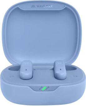 Гарнитура вкладыши JBL Wave Flex синий беспроводные bluetooth в ушной раковине (JBLWFLEXBLU) от магазина РЭССИ